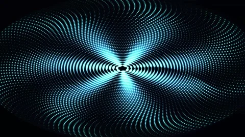 Abstract Quantum Bioluminescent Matrix 4K Seamless Loop Stock Footage 343209740