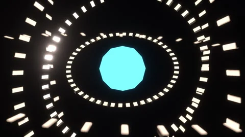 Abstract Quantum Core Gyroscope Vídeos de archivo 332165602