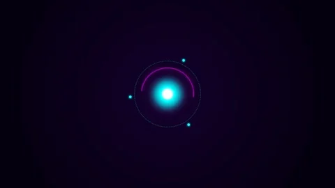 Abstract Quantum Core with Pulsing Energy 库存影片 334552223