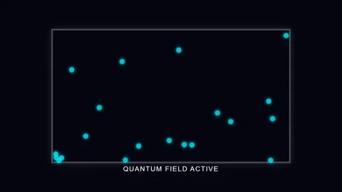 Abstract Quantum Field Energy Network Visualization for Futuristic Technolo.. Stock Footage 337655767