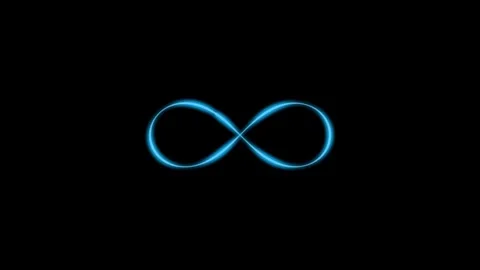 Abstract Quantum Flux Lemniscate Seamless motion Loop Stock-Footage 343203063