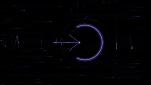 Abstract Quantum Ingestion Gateway  4K Seamless Motion Loop Stock Footage 343699376