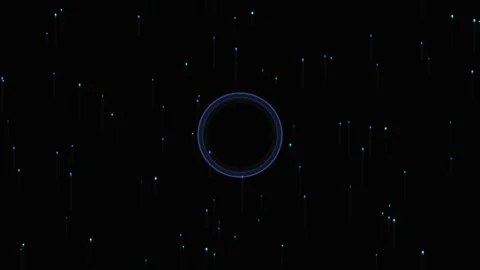 Abstract Quantum Pulse Interface Seamless motion Loop Stock Footage 341873490
