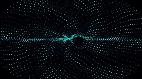 Abstract Quantum Resonance Grid Seamless motion Loop Stock-Footage 343203697