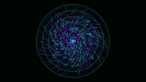 Abstract Quantum Singularity Flux 4K Motion Seamless Loop 库存影片 343211393