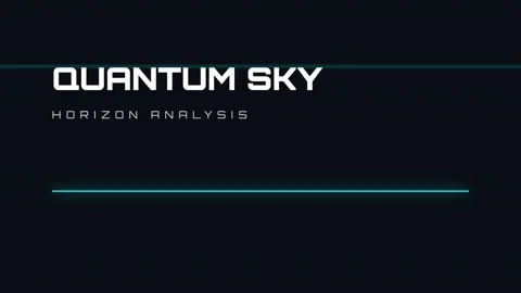 Abstract Quantum Sky Digital Background Concept for Modern Technology Video Stock Footage 337656774