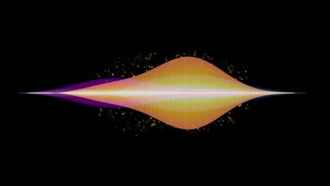 Abstract Quantum Spectral Ripple Waveform 4K Motion Seamless Loop 库存影片 343211594