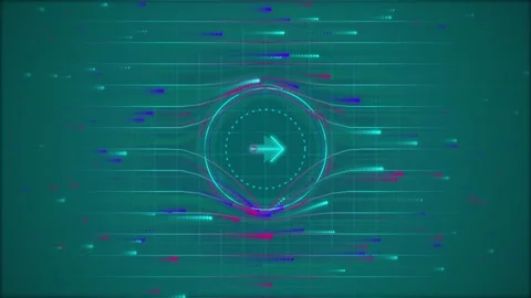 Abstract Quantum Vector Navigation  4K Seamless Motion Loop 库存影片 343699694