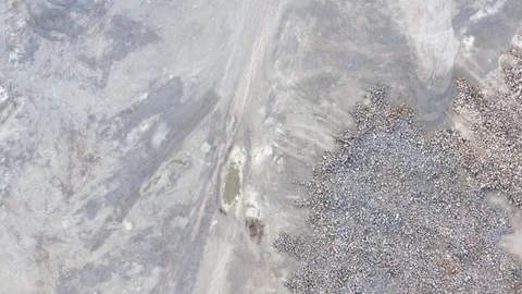 Abstract quarry landscape Stock Footage 110628374