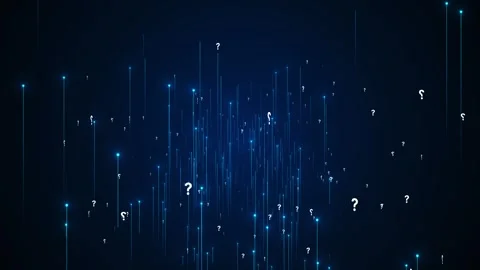 Abstract Question mark icon, problem sign Many Questions icon background texture Stock Footage 293529547