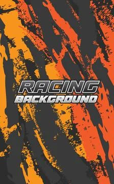 Abstract Racing Background with Dynamic Striped Pattern Illustrazione stock