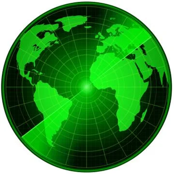 Abstract radar Stock Illustration