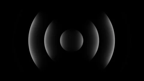 Abstract Radar Scan Circles Stock Footage 330038541