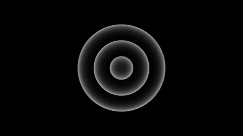 Abstract Radar Scan Circles Stock Footage 330038546