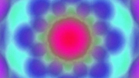 Abstract radial background pattern with vibrant cyan magenta gradient effect Stock Footage 339796631