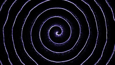 Abstract radial background vortex spiral of curved lines. Hypnosis Stock Footage 254363203