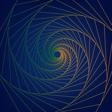 Abstract radial with blue background Stock Illustration