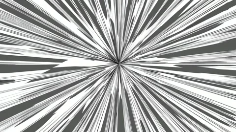 Abstract radial burst background with dynamic speed lines, hand drawn digit.. Stock-Footage 342046927