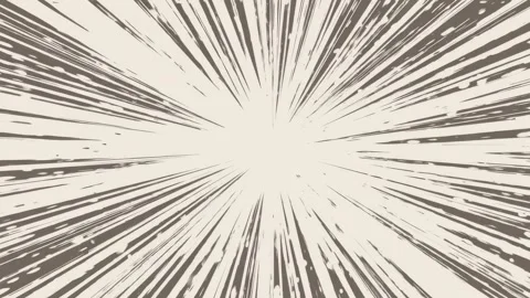 Abstract radial burst background, hand drawn digital comic speed lines, sea.. Stock Footage 342046936