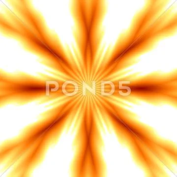 Abstract Radial Design Stock Illustration