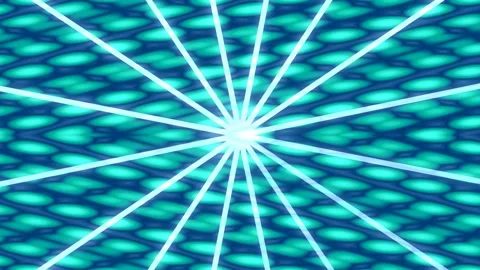 Abstract radial geometric background pattern with vibrant energy lines Stock Footage 339785619