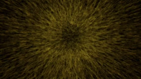 Abstract Radial Gold Fire Flame Energy 4K Seamless Loop Video stock 334524806