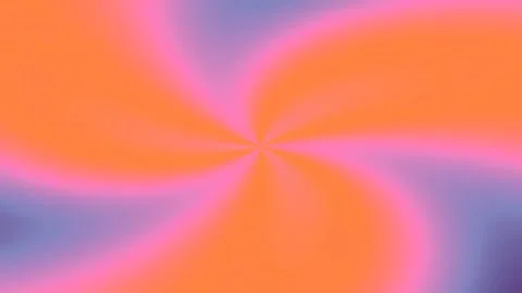 Abstract radial gradient background of flowing orange, pink, and purple color Stock Footage 341055785
