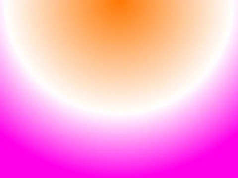 Abstract Radial Gradient Background with Orange Glow and Pink Base, Soft Blurred Stock Illustration