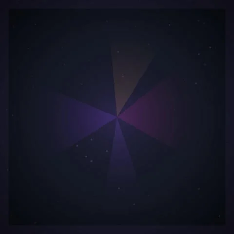 Abstract Radial Gradient Burst with Subtle Particles - Dark Cosmic Background Stock Footage 348199331