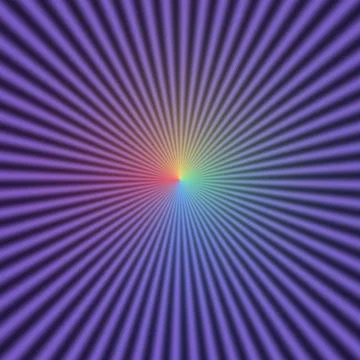 Abstract radial gradient light explosion with vibrant colors Stock Illustration