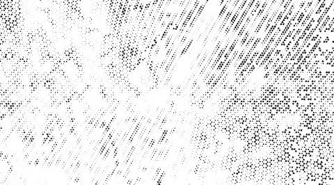 Abstract Radial Halftone Dots, Abstract black and white geometric halftone Ilustración de archivo