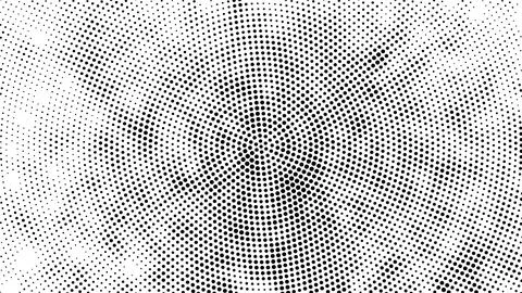 Abstract Radial Halftone Dots, Abstract halftone dot pattern texture Illustrazione stock
