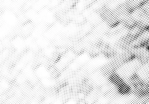 Abstract Radial Halftone Dots, Abstract halftone dot pattern texture Illustrazione stock