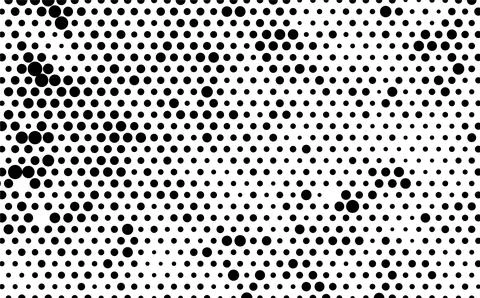 Abstract Radial Halftone Dots, Abstract halftone dot pattern texture Illustrazione stock