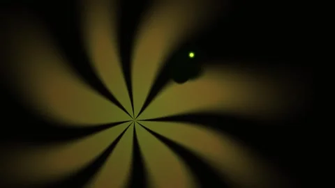 Abstract radial light pattern with glowing dot on dark background. Stock Footage 337498872