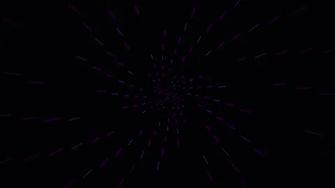 Abstract radial light streaks on black background Stock Footage 341954458