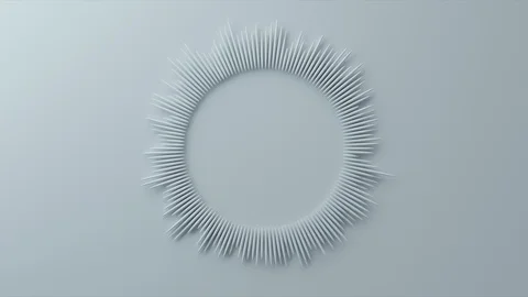 Abstract Radial Lines, 3d Animation 4k Stock Footage 123114747