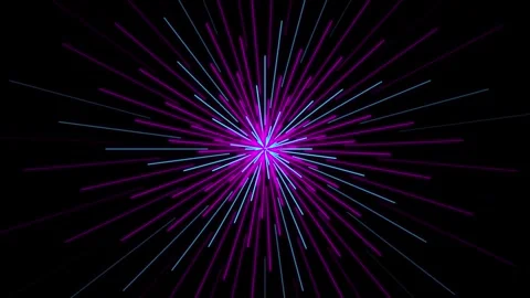 Abstract radial lines animation Video stock 341954454