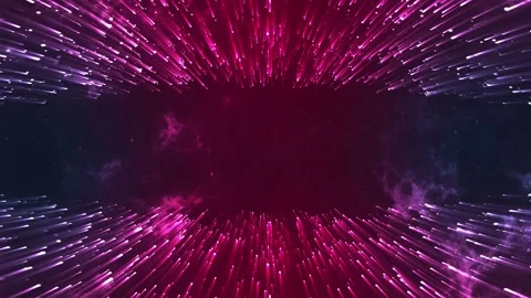 Abstract radial lines geometric background. Space Travel Through Stars Trail Stock Footage 183671118