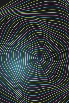Abstract Radial Lines Pattern Stockfoto's