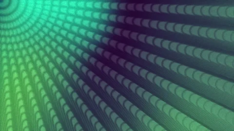Abstract radial pattern with green and purple gradient animation Video stock 340945513