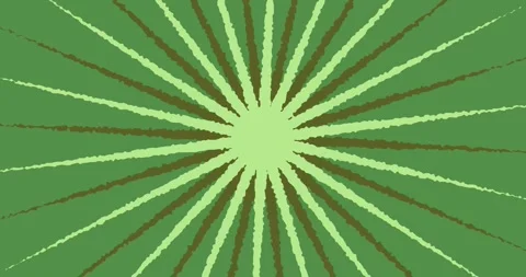 Abstract Radial Rays in Green Tones Stock Footage 313375356