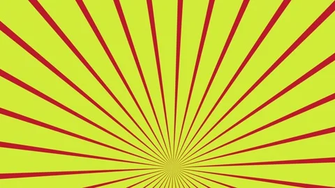 Abstract radial red lines on vibrant green background pattern. Stock Footage 321751827