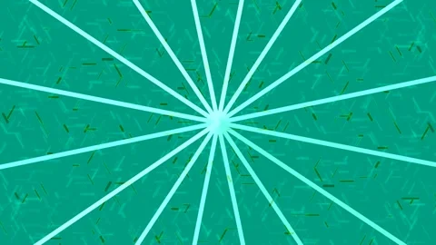 Abstract radial sunburst background pattern with retro geometric lines textur Stock Footage 339793918