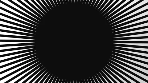 Abstract radial sunburst pattern with dark center motion graphics backgroun.. Vídeos de archivo 342429355