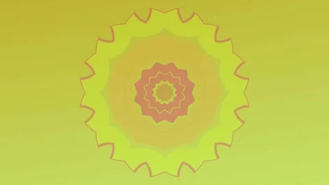 Abstract radial sunburst pattern with gradient background a symmetrical yellow Stock-Footage 335060294