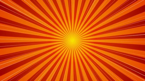 Abstract Radial Sunburst Pattern Rotating Background Loop Stock Footage 336617597