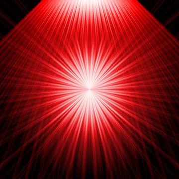 Abstract radiant star Stock Illustration