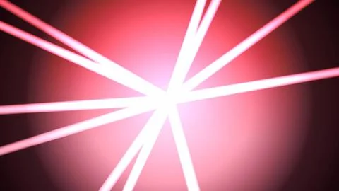 Abstract Radiating Light Rays in a Vibrant Pink Tone Stock Illustration