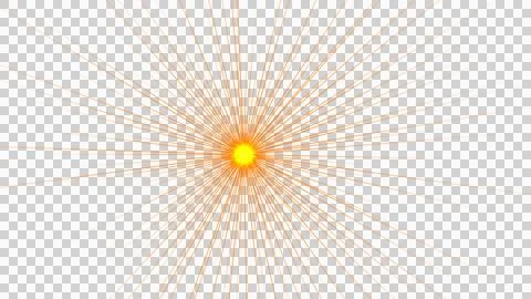 Abstract Radiating Lines with Central Light Source Stock Illustration